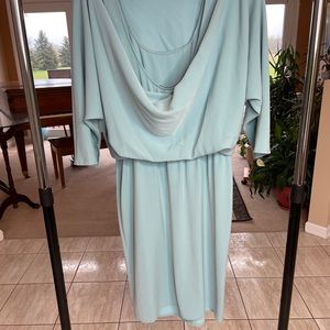 St. John light blue dress